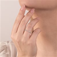 Anillo Mirco Visconti Mujer Vera  in Oro amarillo Diamante 0.12 Ct Z480/10 - Z480/10